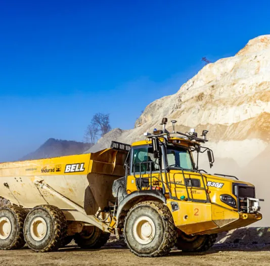 Articulated dump Truck